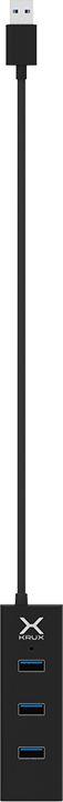 USB HUB Krux KRX0050, 4x USB A, USB 3.0, i zi