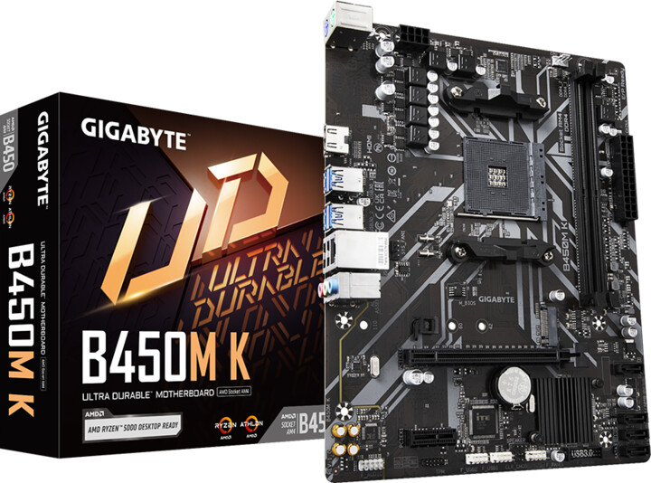 Pllakë amë GIGABYTE B450M K - AMD B450