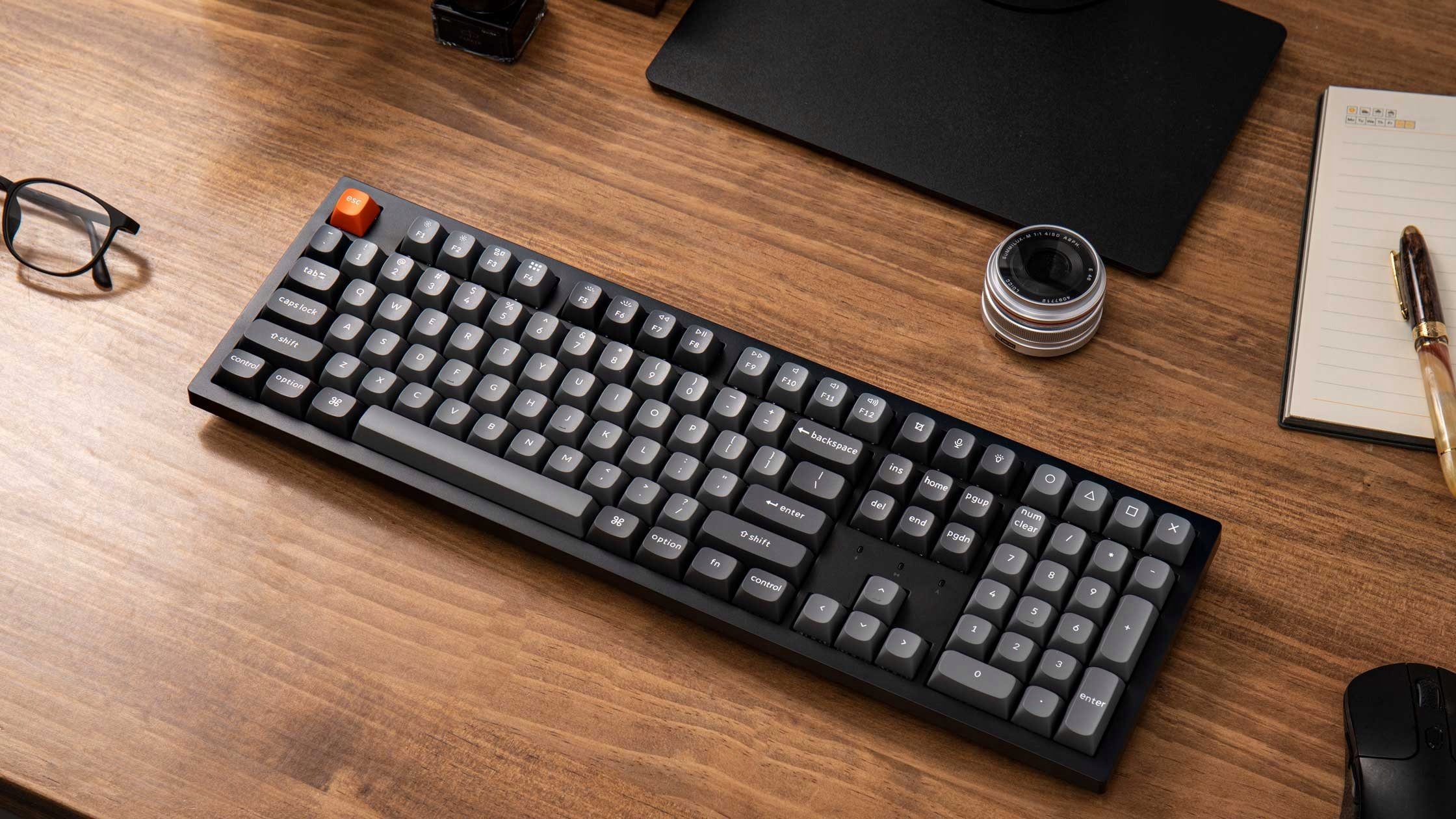 Tastierë mekanike wireless Keychron K10 Max, RGB, hot swappable, e zezë