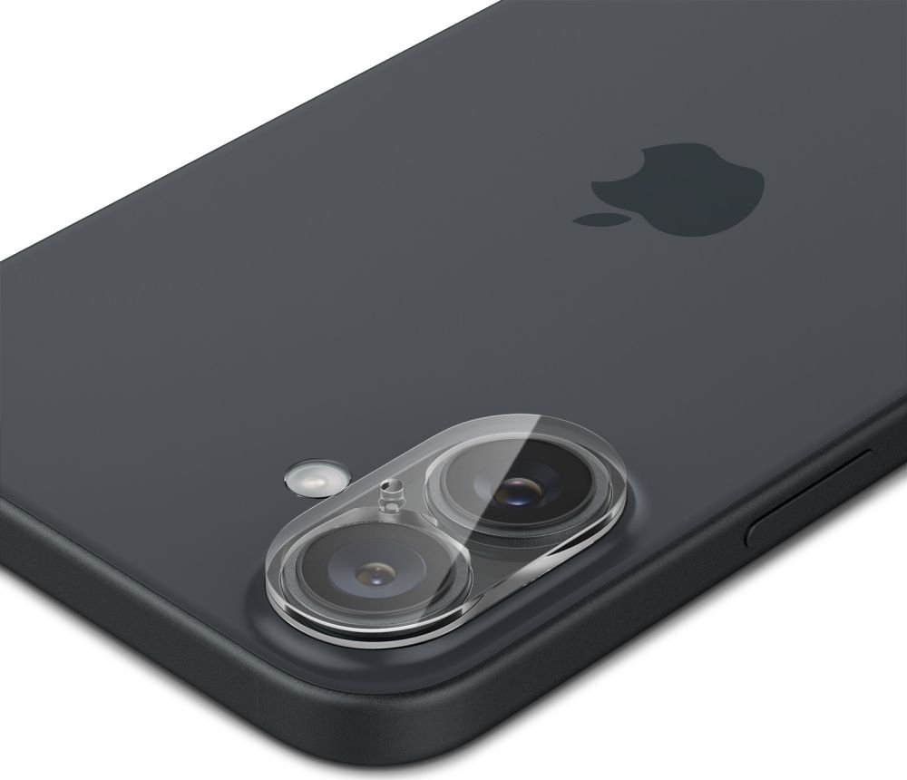 Mbrojtës xhami për kamera Spigen Glas TR Optik, set 2 copë, i tejdukshëm, për iPhone 16 16 Plus