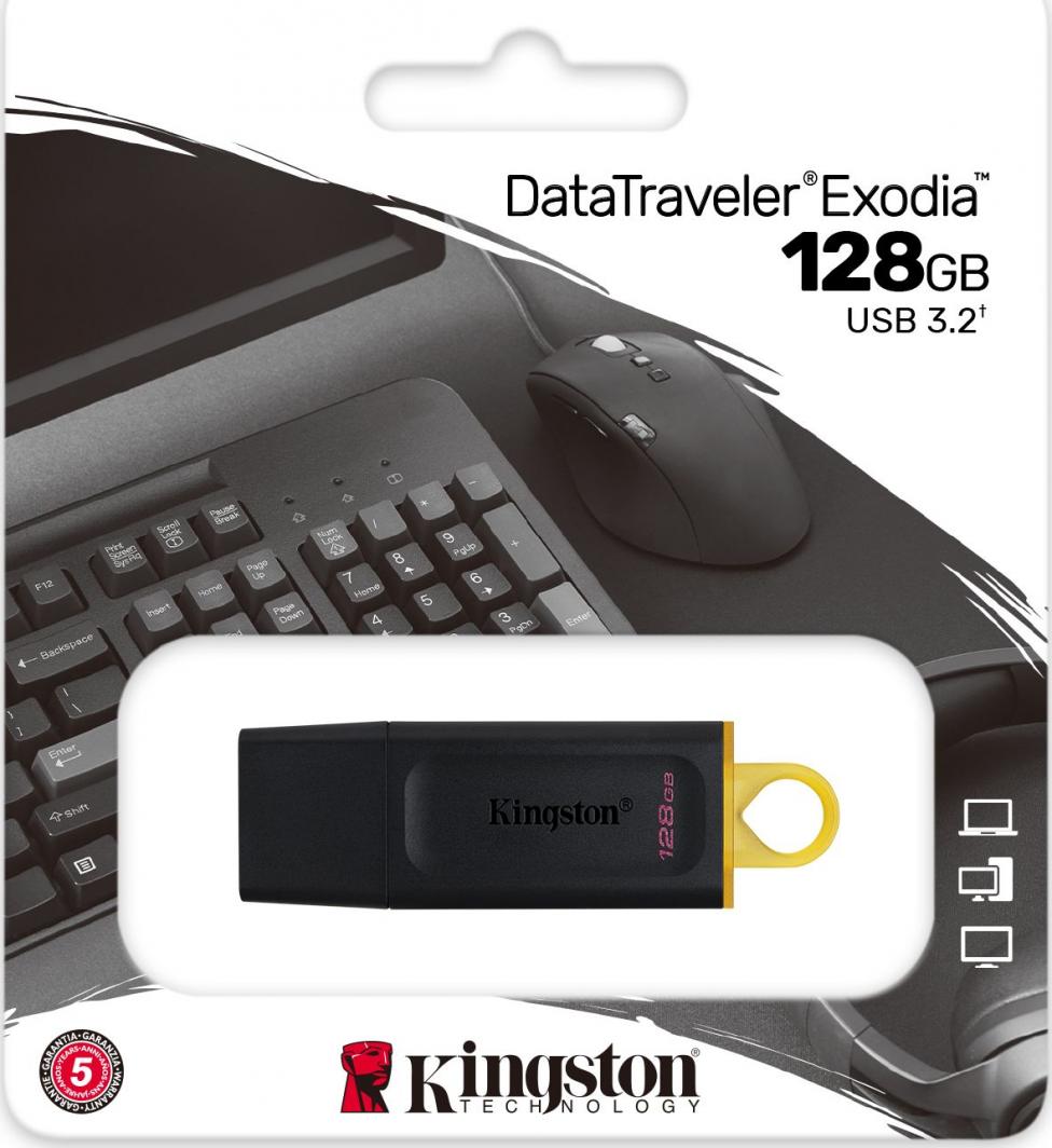 Flash Drive Kingston DataTraveler Exodia(DTX / 128GB), 128 GB