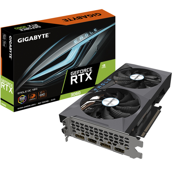 Kartelë grafike Gigabyte GeForce RTX 3060 EAGLE OC 12G NVIDIA 12 GBGDDR6