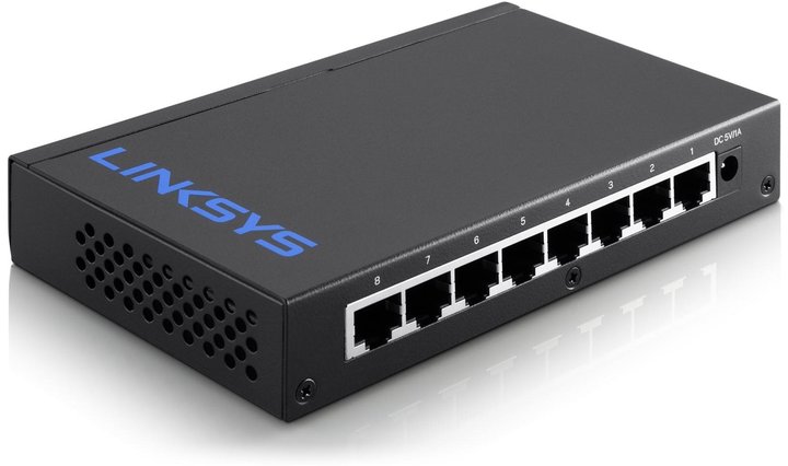 Switch Linksys LGS108, 8-porte