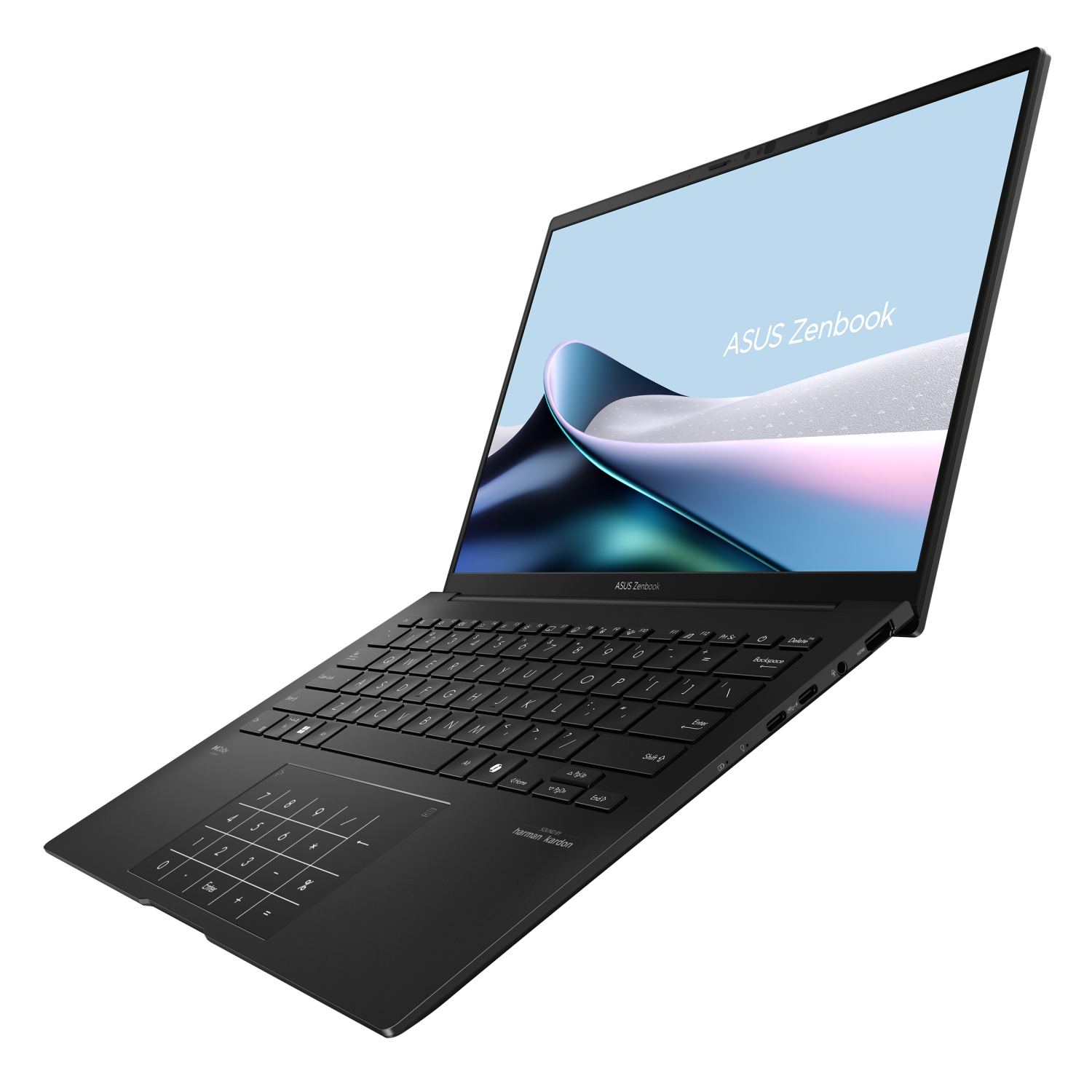 Laptop ASUS Zenbook 14 OLED UM3406HA, AMD Ryzen 7 8840HS, 14\", 16GB RAM, 1TB SSD, AMD графика, Windows 11 Pro, црн