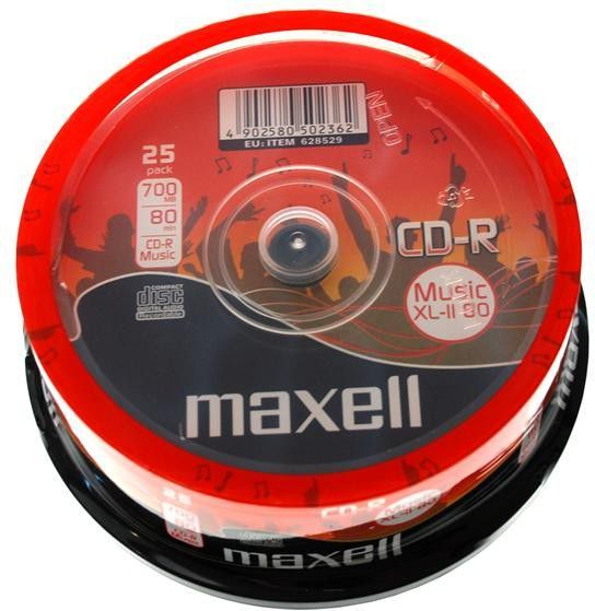 CD-R Maxell 700 MB, 25 copë