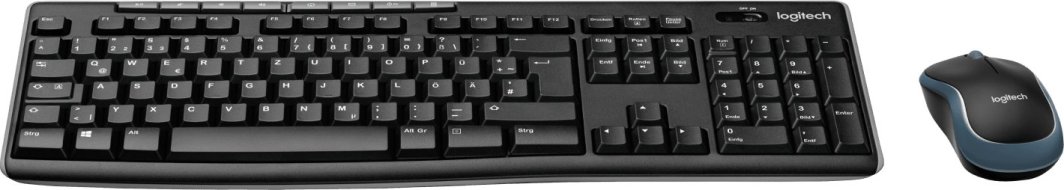 Set tastierë dhe maus Logitech MK270, i zi, (DE)