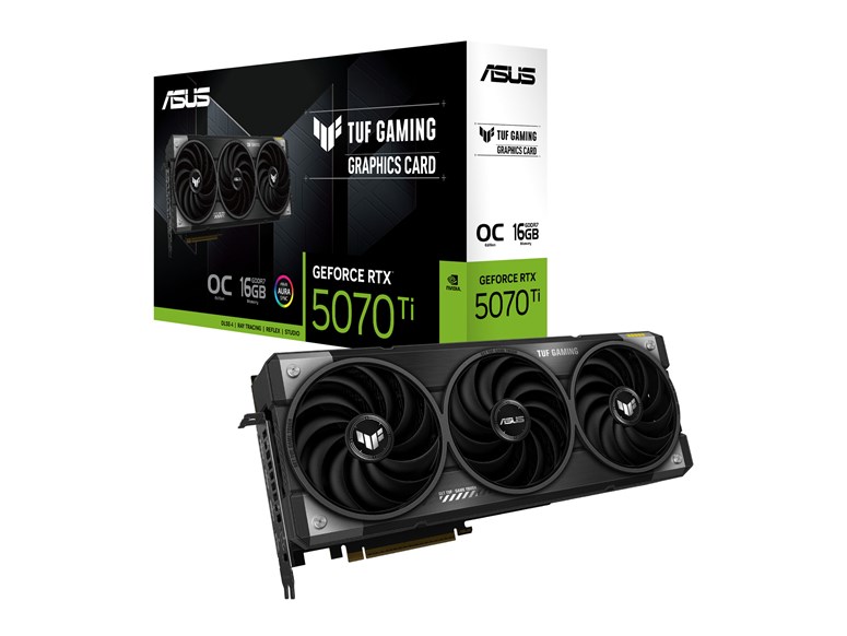 Kartelë grafike ASUS GeForce RTX 5070 Ti TUF OC, 16GB GDDR7