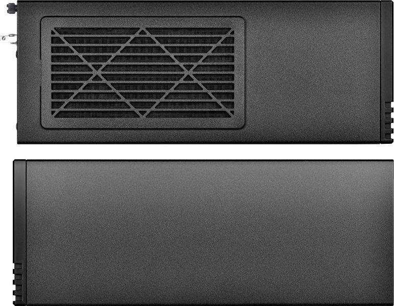 Kasa kompjuterike SilverStone Milo ML11B, Mini ITX, profil i ulët, e zezë