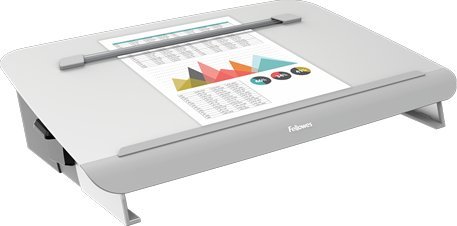 Mbajtëse dokumentesh Fellowes Hana, sipërfaqe shkrimi, gri çeliku