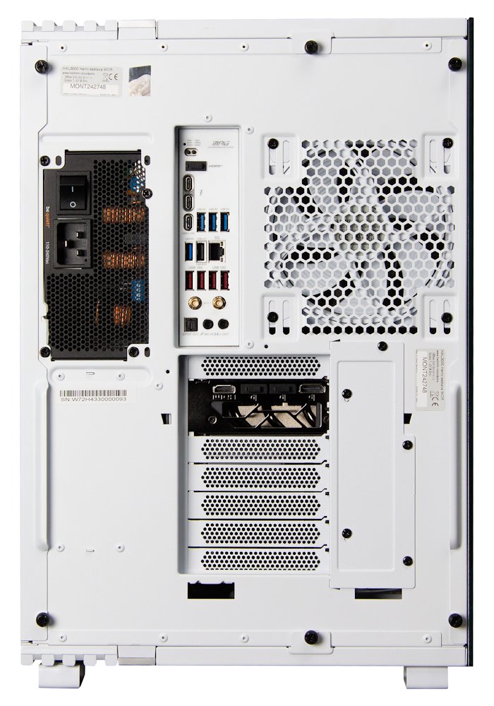 Kompjuter HAL3000 MČR 2025, Intel Core Ultra 9 285K, 64GB DDR5, RTX 5090, 4TB SSD, Windows 11 Home, i bardhë