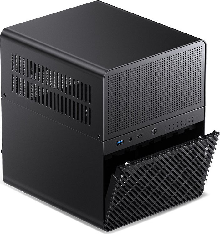 Куќиште NAS Jonsbo N3, Mini ITX, до 8x 3.5", црно