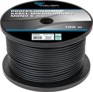 Kabllo mikrofoni Azusa Cable, mono, 6mm, profesionale