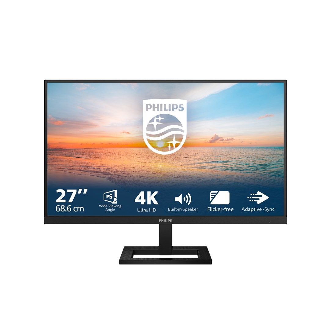 Monitor Philips 27E1N1800AE, 27", 4K Ultra HD, LED, i zi