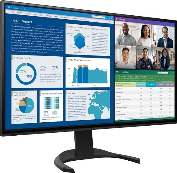 Монитор Eizo FlexScan EV3240X, 31.5\", 4K, црн