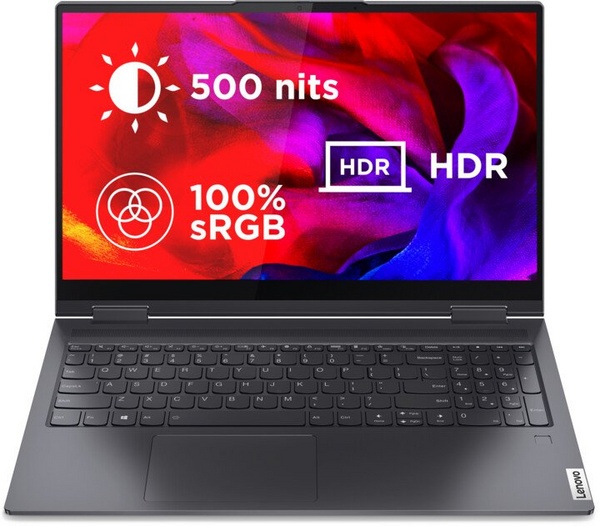 Laptop Lenovo Yoga 7 15ITL5, 15.6 ", Intel Core i7, 16GB RAM, 1TB SSD, Intel Iris Xe Graphics, gri