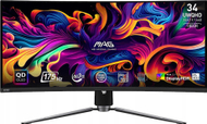 Monitor gaming MSI MAG 341CQP QD OLED, 34", 175Hz, UWQHD, i zi