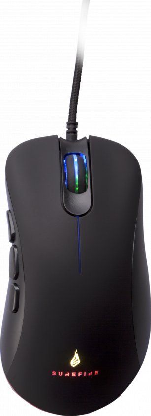 Maus gaming SureFire Condor Claw SUF48816, 6400 DPI, 8 butona, RGB, i zi