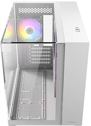 Куќиште за гејминг Antec CX600M Trio, мини куќиште, ARGB, бело