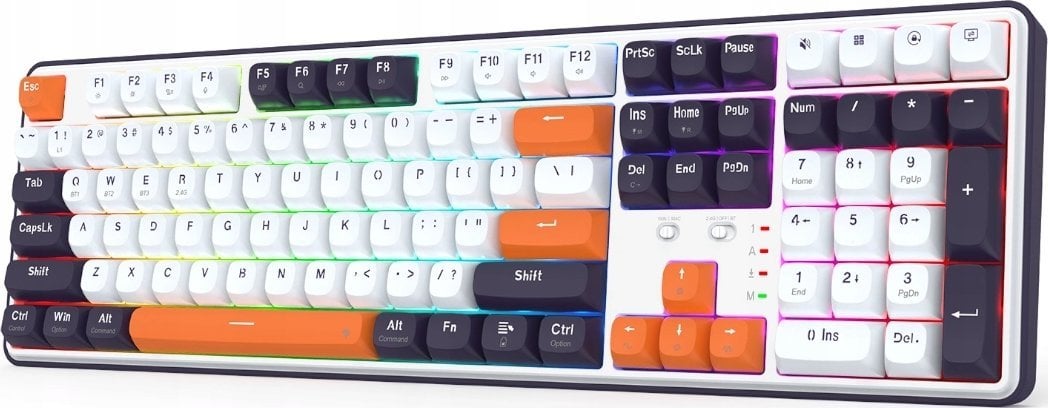 Tastierë gaming Redragon K689 PRO Wireless, mekanike, RGB, me hot swap, e zezë