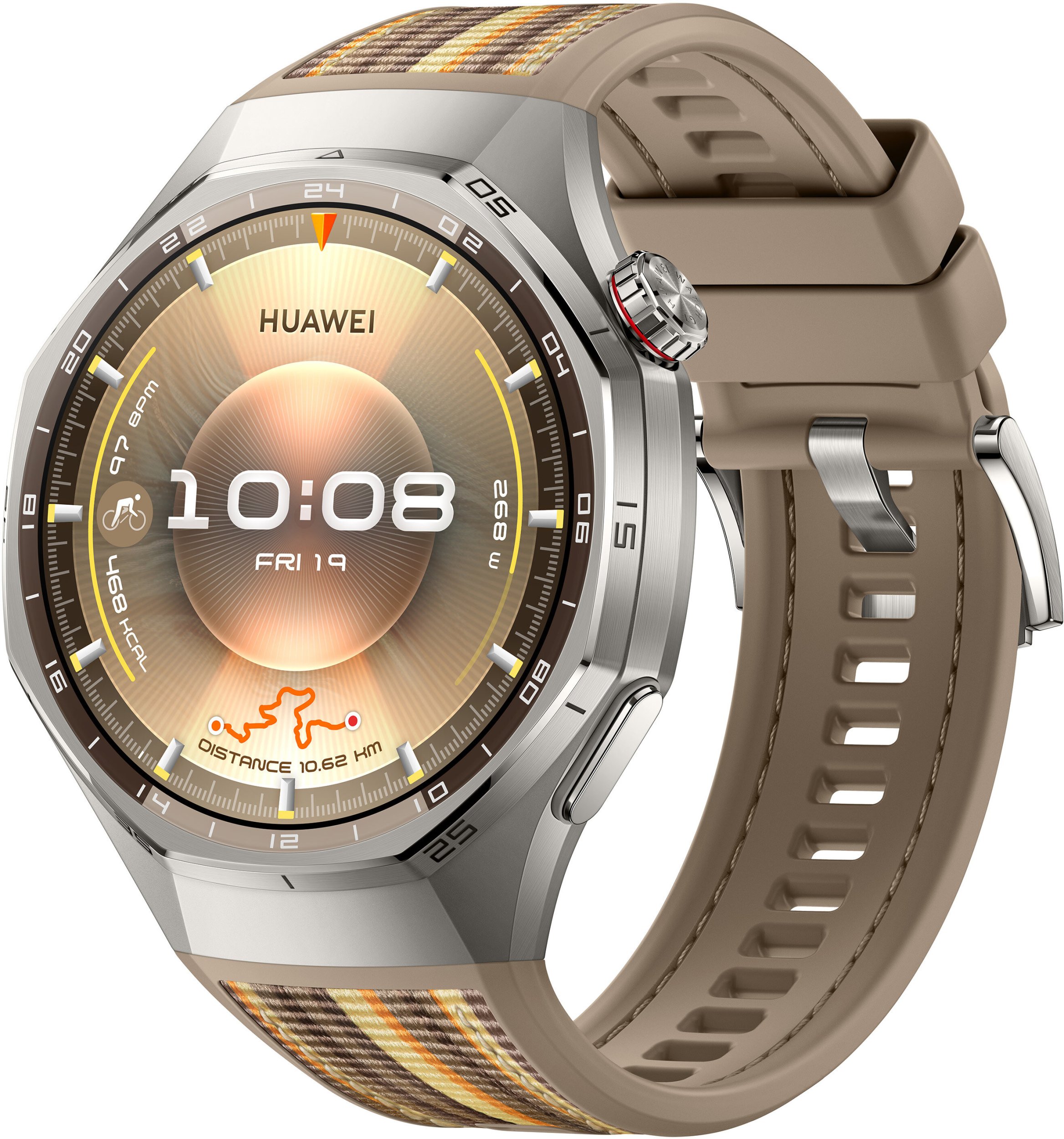Ora inteligjente Huawei Watch GT 6 Pro, 46mm, AMOLED, GPS, titan i zi