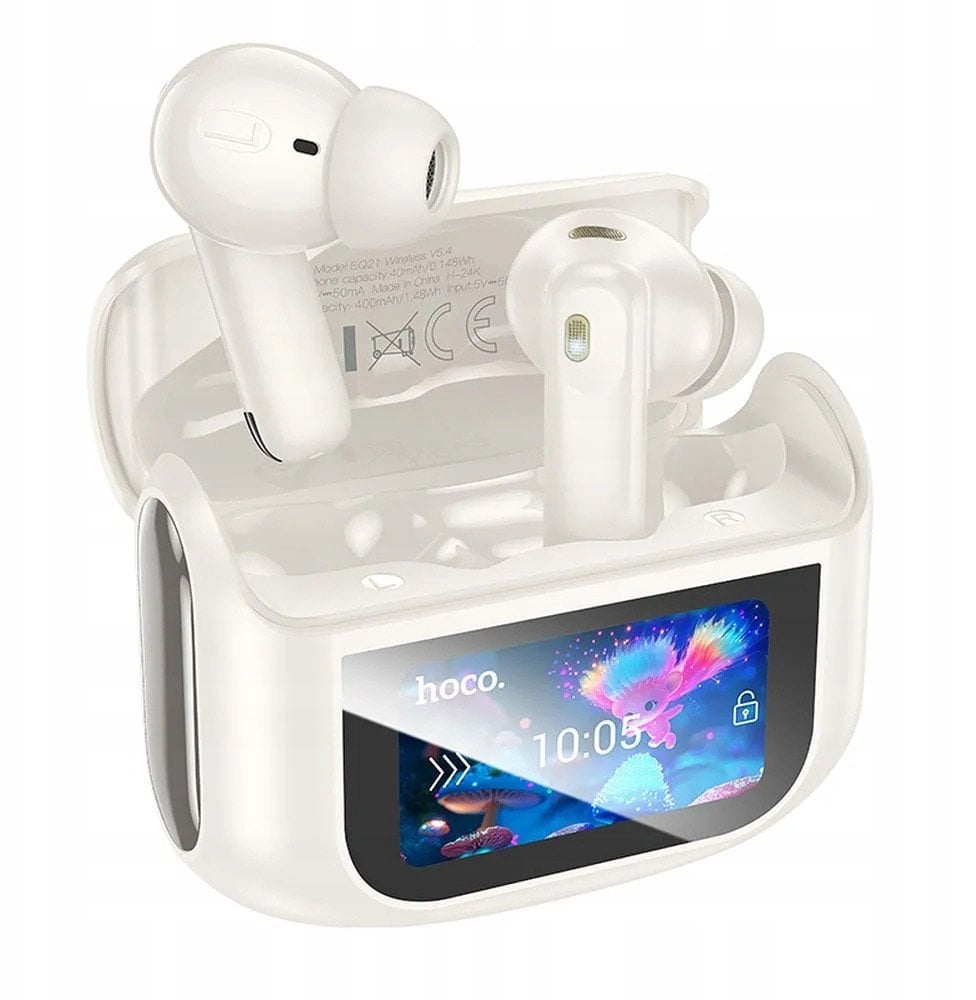 Kufje wireless in-ear Hoco EQ21 B, TWS, ANC ENC, të bardha