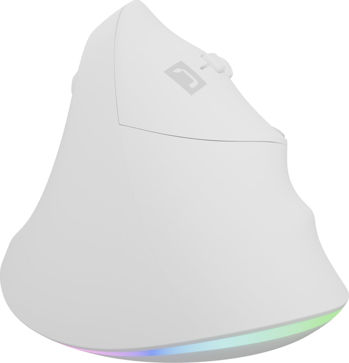 Mouse vertikal Natec Crake 2 Pro, 12800DPI, me kabllo, i bardhë