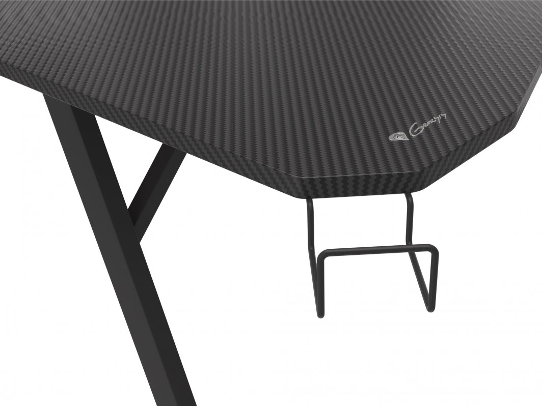 Tavolinë Genesis Holm 510 RGB 160 cm x 75 cm, e zezë