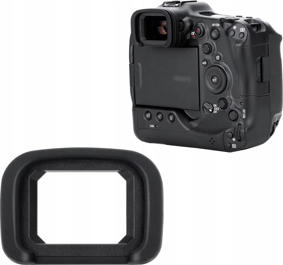 Kupë syri për aparat fotografik JJC EC ERH, për viewfinder, ergonomike, e zezë