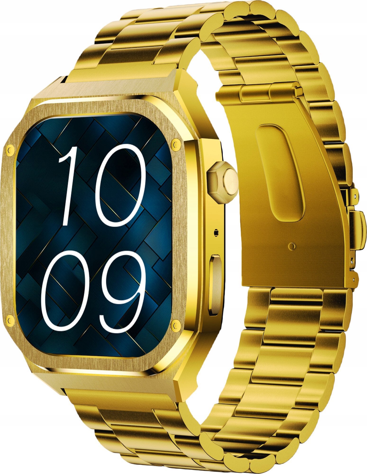 Паметен часовник Maxcom FW65 Iron S Gold, 1.95\", отпорен на вода, златна боја