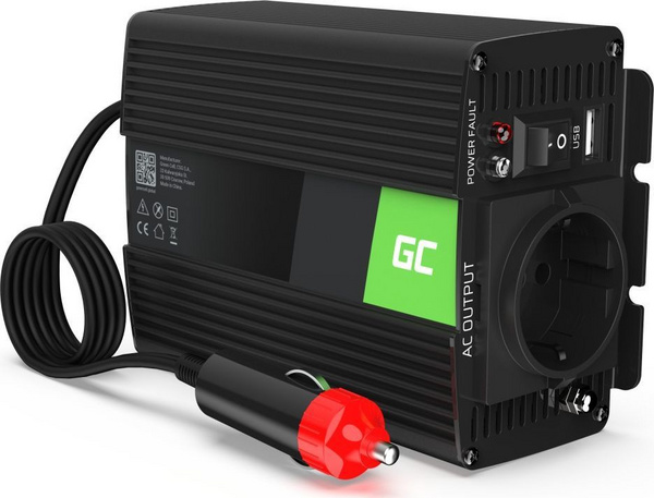 [OUTLET] Konvertues i tensionit të makinës Green Cell 24V në 230V 150W/300W