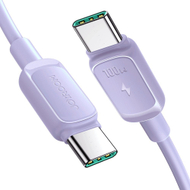 USB кабел Joyroom JYR757, USB C во USB C, 1.2m, виолетов