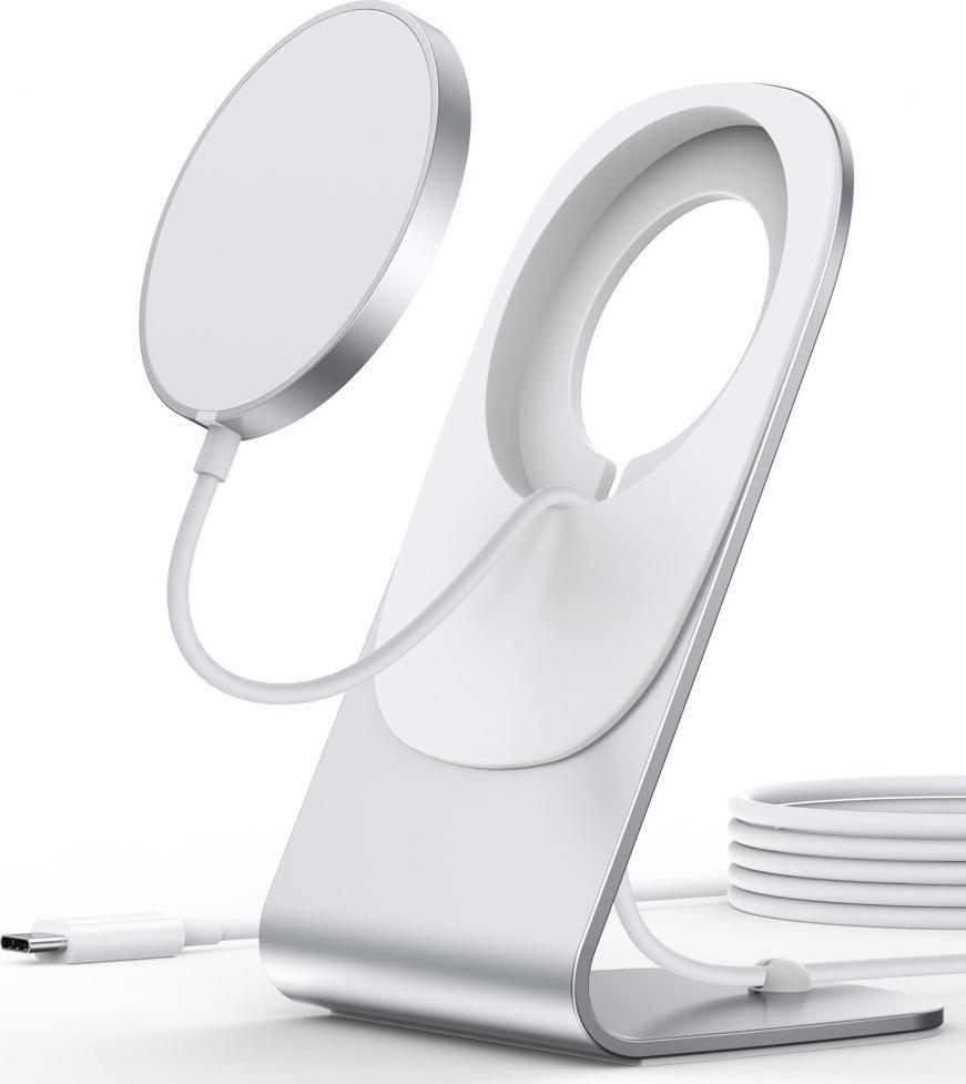 Karikues pa tela magnetik Choetech T517 F, 15W, me kabllo USB C, i zi