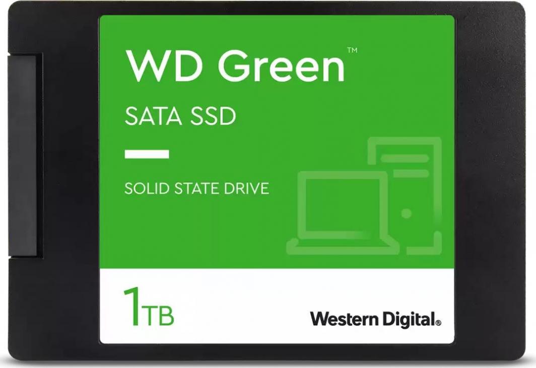 SSD диск WD Green, 1TB, 2.5" SATA III