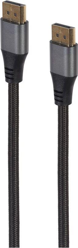 Kabllo Gembird DisplayPort - DisplayPort (CC-DP8K-6), 1.8m, e zezë