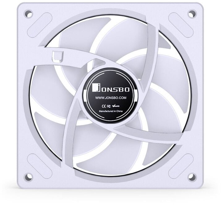 Ventilator PC Jonsbo ZB-120, 120mm, PWM ARGB, i bardhë