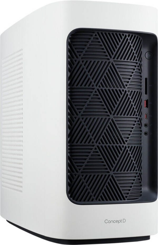 Kompjuter Acer ConceptD 300, Intel Core i7, 16GB DDR4 RAM, 1TB SSD, 1TB HDD, NVIDIA GeForce RTX 3070, i bardhë