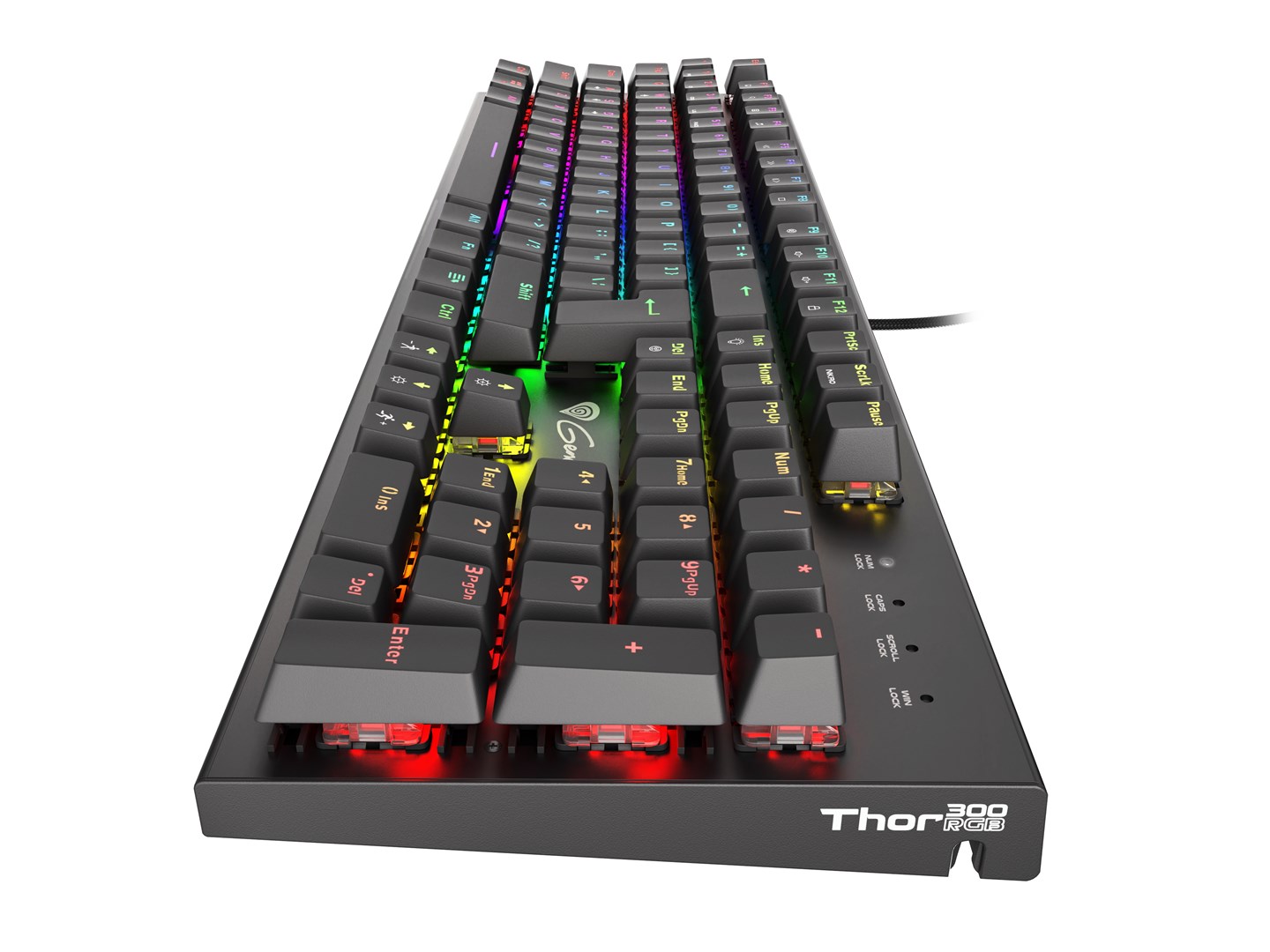 Tastierë mekanike Genesis Thor 300 RGB, Outemu Red, e zezë