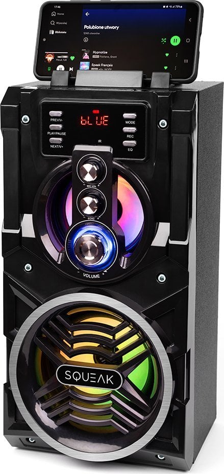 Kaltoparlant Bluetooth Squeak BeatBoxer SQ1000, karaoke, radio FM, i zi