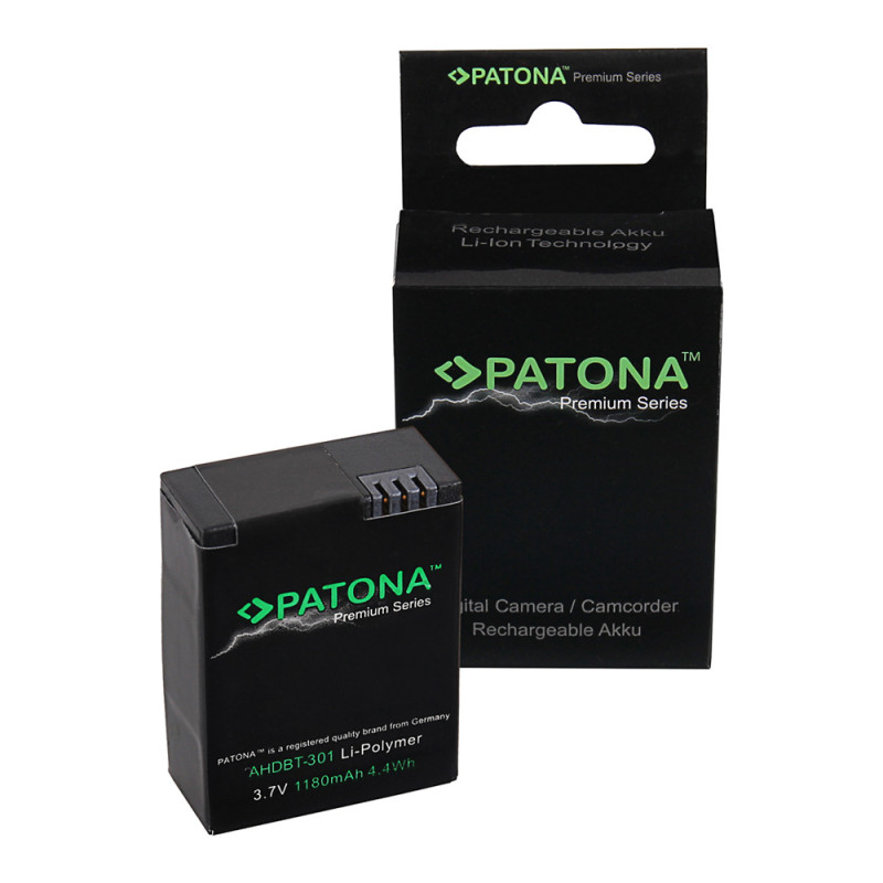 PATONA Premium Battery f. Gopro AHDBT-302