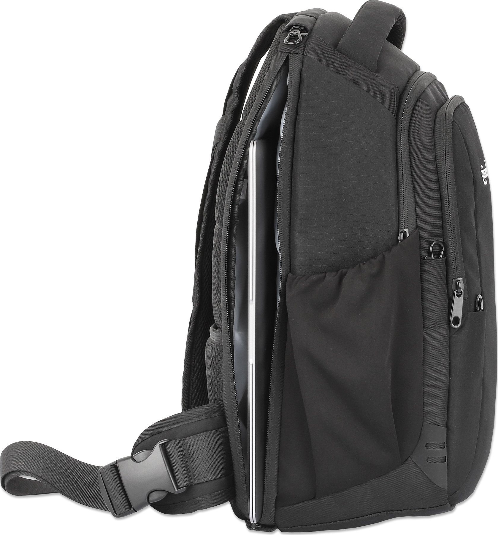 Çantë shpine Manhattan Amsterdam Sling, 13.3", kundër vjedhjes, e zezë