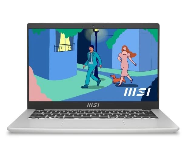 Лаптоп MSI Modern 14, 14", Intel i5-1155G7, 16 GB RAM, 512 GB SSD, сребрен