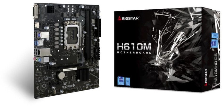 Pllakë amë Biostar H610MHD D5, LGA 1700, DDR5, Micro ATX