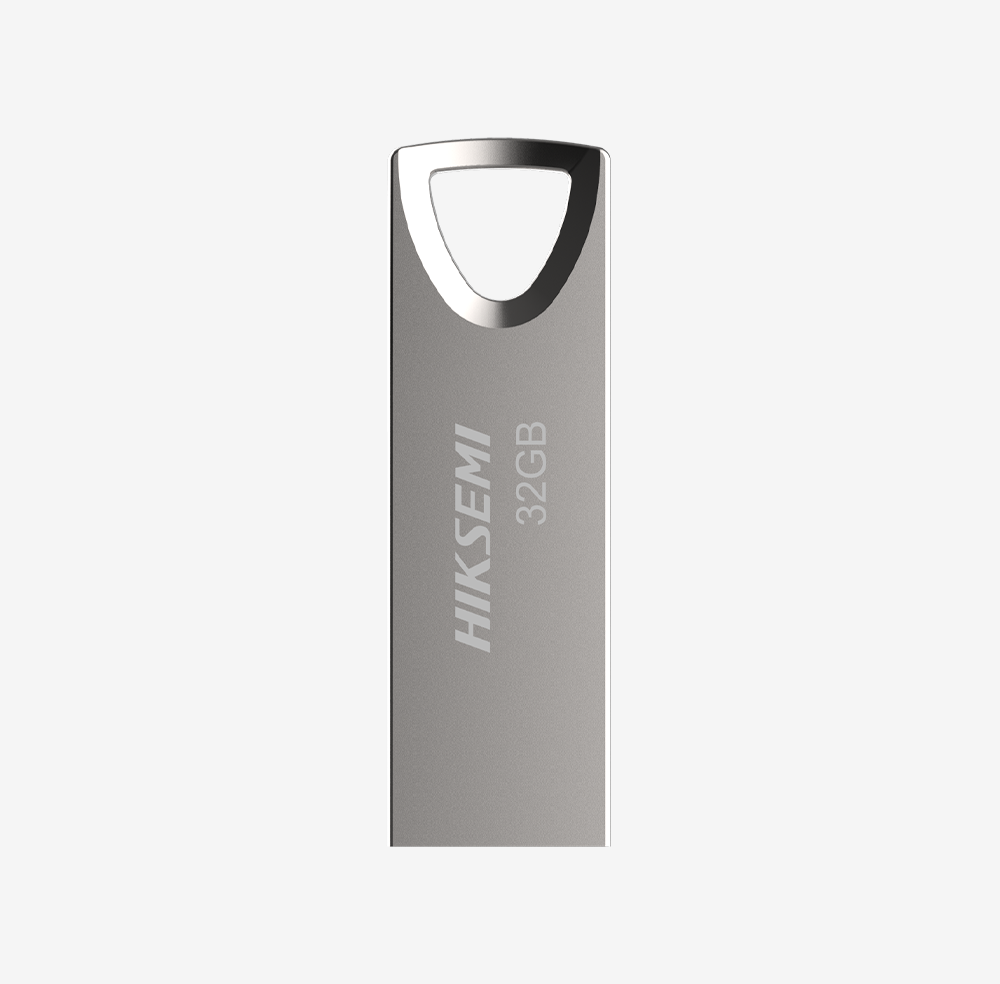 USB 3.0 Hiksemi HS-USB-M200 64GB – Flash Drive Metalik Silver