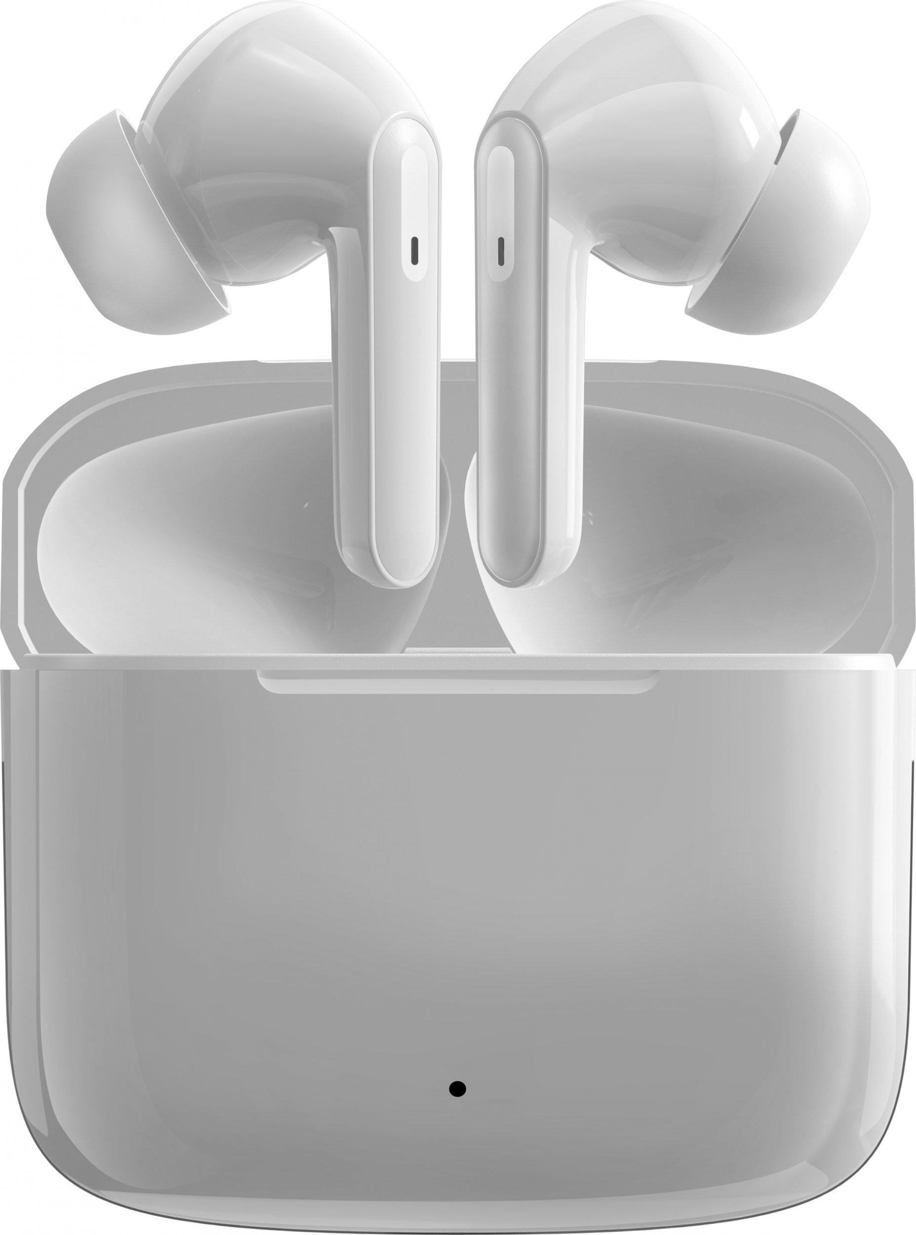 Kufje wireless Denver TWE-61W, TWS, Bluetooth, të bardha