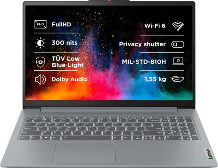 [OUTLET] Laptop Lenovo IdeaPad Slim 3 15AMN8, 15,6", AMD Athlon 7220U, 8GB RAM, 512GB SSD, AMD Radeon 610M, i hirtë	