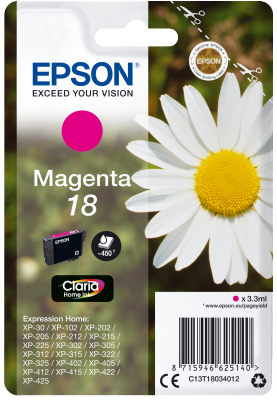 Ngjyrë për printer Epson Claria Home Ink, 180 faqe, Magenta