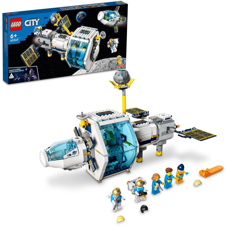 Set LEGO® City 60349 Lunar Space Station, 500 pjesë
