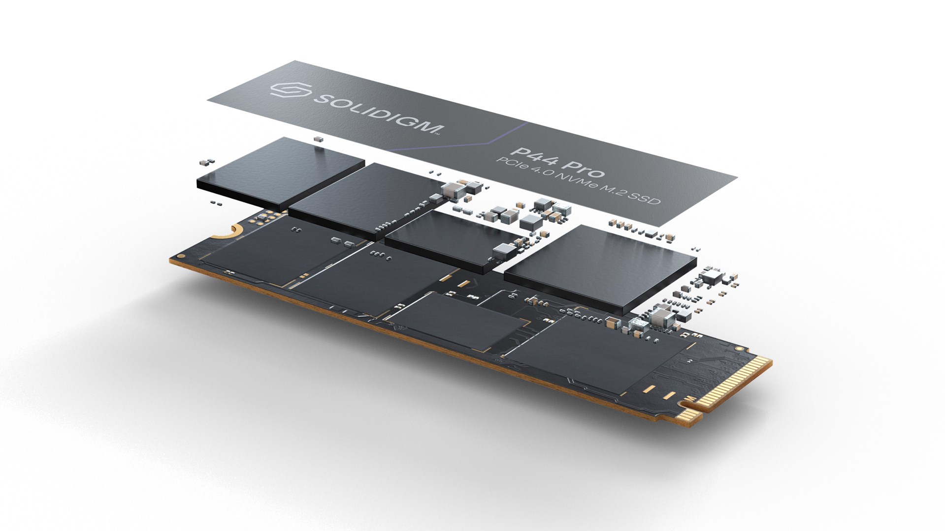 Disk SSD Solidigm P44 Pro, 1TB, M.2 NVMe, e zezë