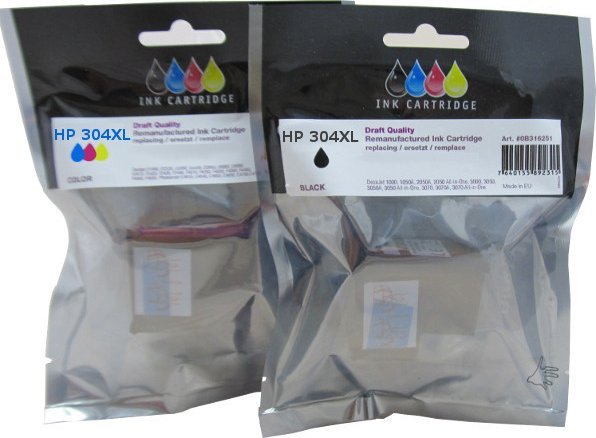 Kartëset boje Peach PI300-808, komplet 2 fishekë, XL, i zi cyan magenta