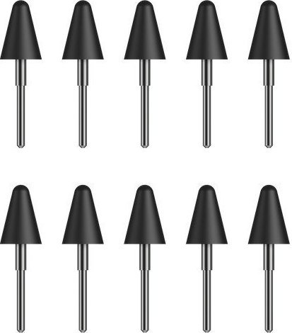 Majë zëvendësuese për stilolaps digjital Kobo Stylus 2, set 10 copë, e zezë
